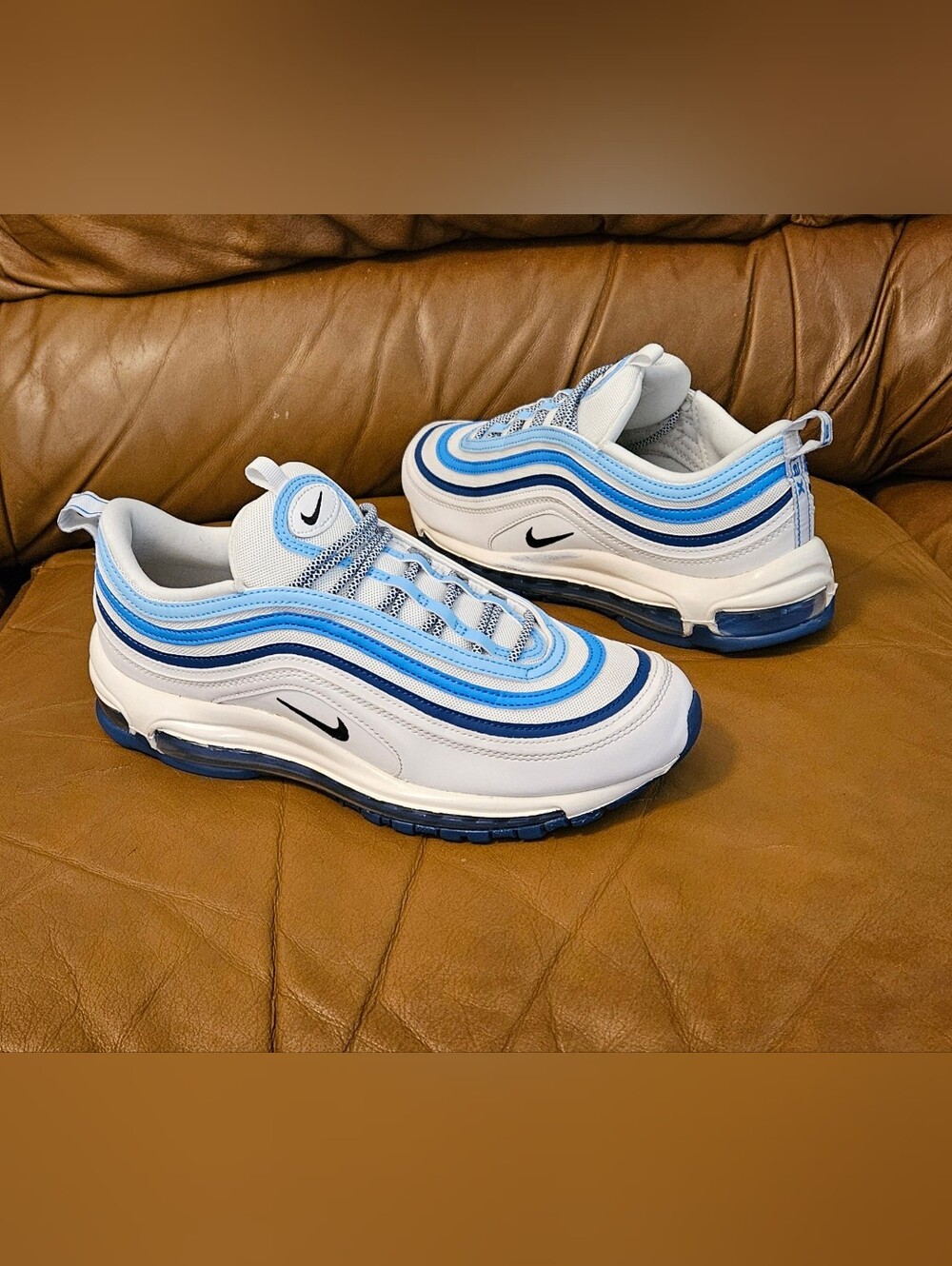 Men's Nike Air Max 97 x Glacier Blue Size 9 (GREAT SHAPE) LIMITED EDTN !